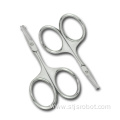Makeup Tools Stainless Steel Black Round Nose Hair Scissors